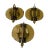 1970s Italian Smoked Cut Glass Wall Lights, Set of 3 For Sale - Image 5 of 11