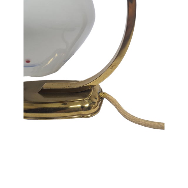 Mid-Century Modern Art Deco Bedside Lamp, Belgium, 1950s For Sale - Image 3 of 13