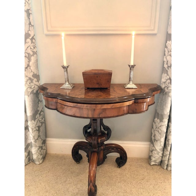 Hollywood Regency Antique Regency Elm Tea Caddy, 1820 For Sale - Image 3 of 12