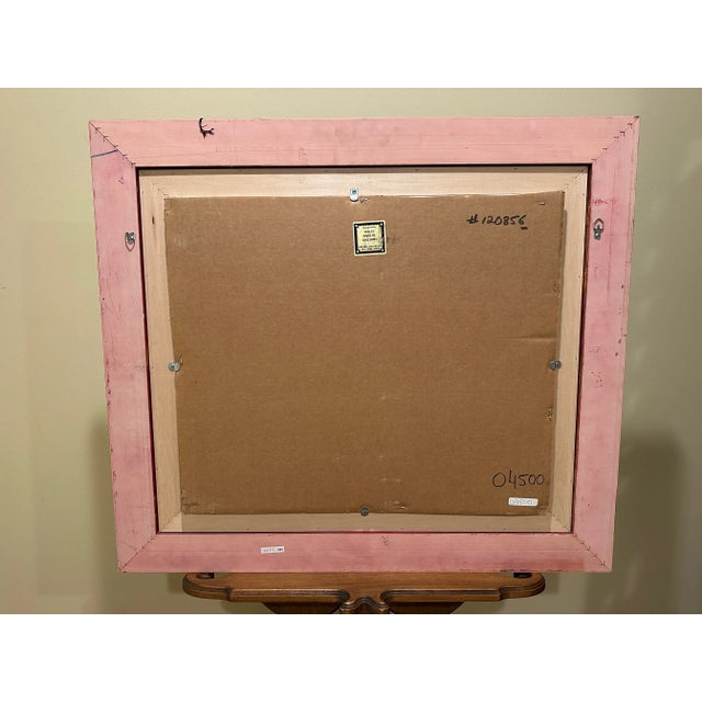 Impressionist Original Painting of a Bench by the Sea by Pierre Bittar For Sale - Image 9 of 9