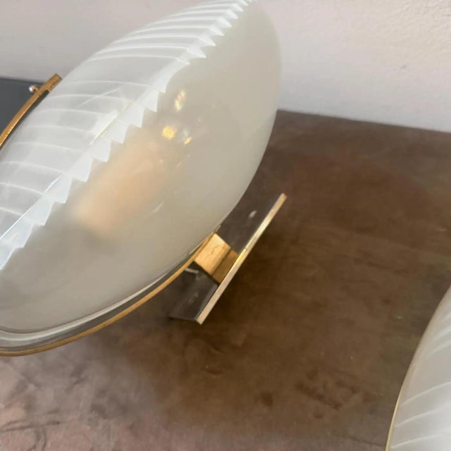 1961 Set of Two Space Age Lambda Wall Sconces by Vico Magistretti for Artemide For Sale - Image 14 of 16