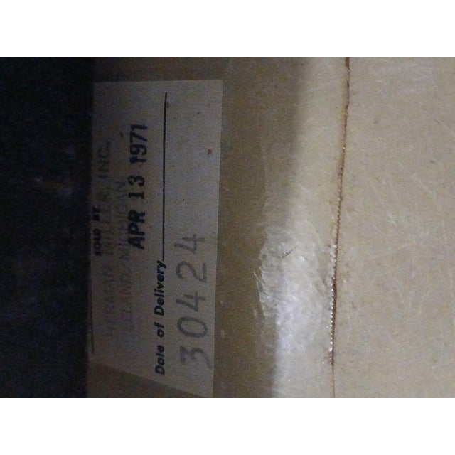 Mid-Century Modern 1971 Eames for Herman Miller Orange Fiberglass Armchair Swivel Contract Base For Sale - Image 3 of 4