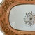 Neoclassical Antique John Davenport Tangerine Orange Gold Gilt 16" Oval Serving Platter Made in England 1810-1830 For Sale - Image 3 of 4