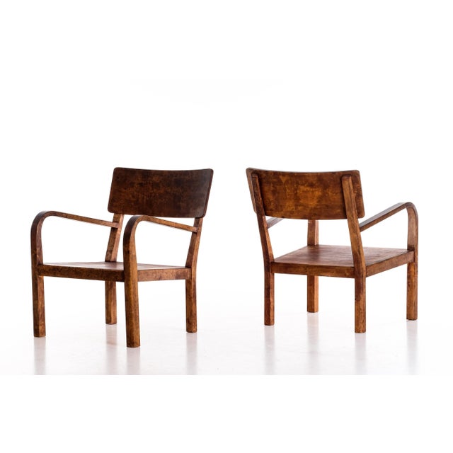 Set of Swedish Easy Chairs, 1950s For Sale - Image 4 of 12