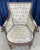 1990s Carved French Style Armchair For Sale - Image 4 of 9