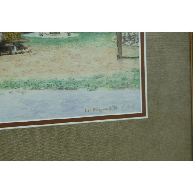 Traditional Framed & Matted Fishing Camp LIttle Lehigh Fly Shop Print For Sale - Image 3 of 7