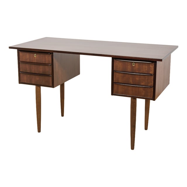 Mid-Century Compact Freestanding Desk, Denmark, 1960s For Sale