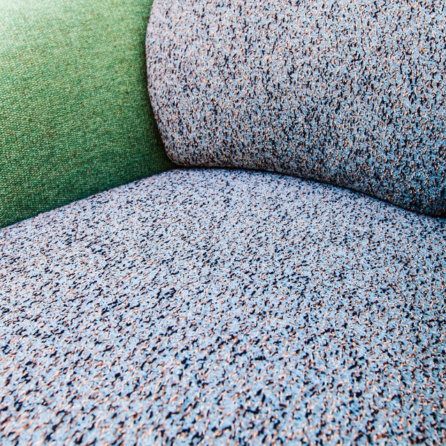 1960s Vintage 1960s Jens Risom Mid Century Modern Barrel Lounge Chairs, Attributed For Sale - Image 5 of 12