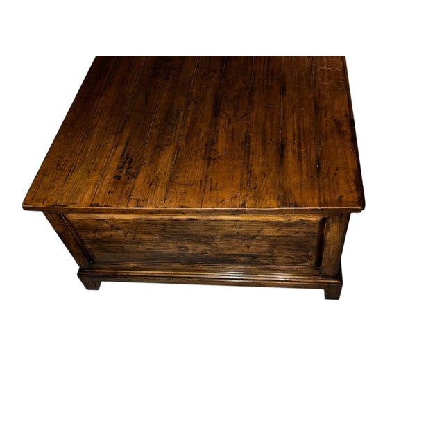 Mid 20th Century Century Furniture Square Campaign-Style Commode/Cocktail Table (36" W) For Sale - Image 10 of 17