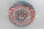 Large Round Art Glass Paper Weight Italian Murano Style Millefiori Flowers 5130b For Sale - Image 9 of 9