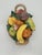 Vintage MCM Italian Ceramic Hand Painted Fruit Basket Centerpiece For Sale - Image 4 of 7