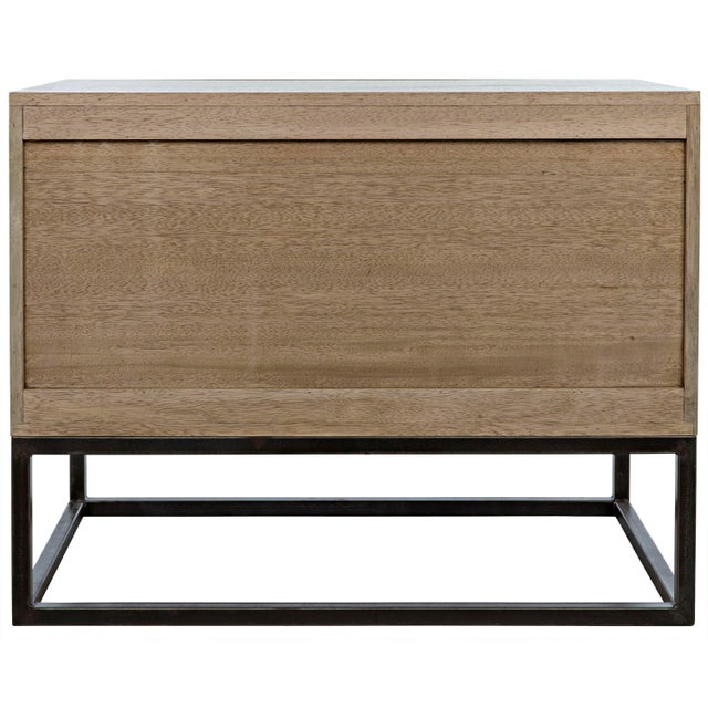 NOIR Draco Sideboard with Metal Stand, Washed Walnut For Sale - Image 10 of 13