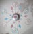 "Amsterdam" Large Size Vintage Pink and Blue Tulip Murano Glas Chandelier, 1970s For Sale - Image 14 of 14