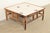 John Wisner for Ficks Reed Mid-Century Hollywood Regency Bamboo Rattan Tile Top Coffee Table, 1950s For Sale - Image 10 of 10