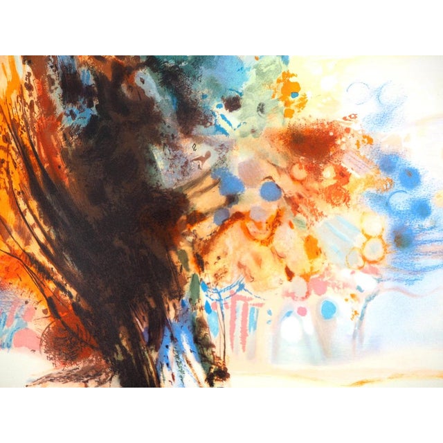 Daniel Gelis, Paysage de Provence, Lithograph For Sale - Image 4 of 7