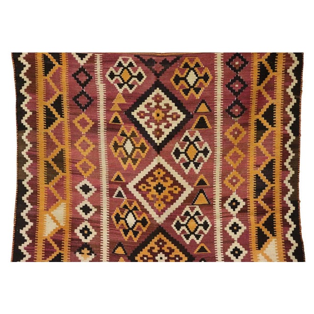 Antique Caucasian Kilim Rug, 1920s For Sale - Image 16 of 18
