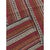 1950s Vintage Multi Red Stripe Modern Flatweave Decorative Turkish Kilim Rug For Sale - Image 4 of 6