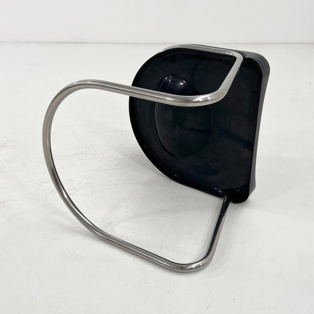 Black Black Orix Desk Chair by Vittorio Parigi & Nani Prina for Molteni, 1970s For Sale - Image 8 of 9