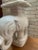 Vintage White Elephant Plant Stand Can be used as a side table, a plant stand or indoor/outdoor table Freshen up your...