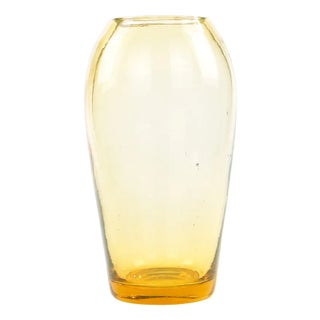 Postmodern Uranium Vase from Moser, France, 1950s For Sale