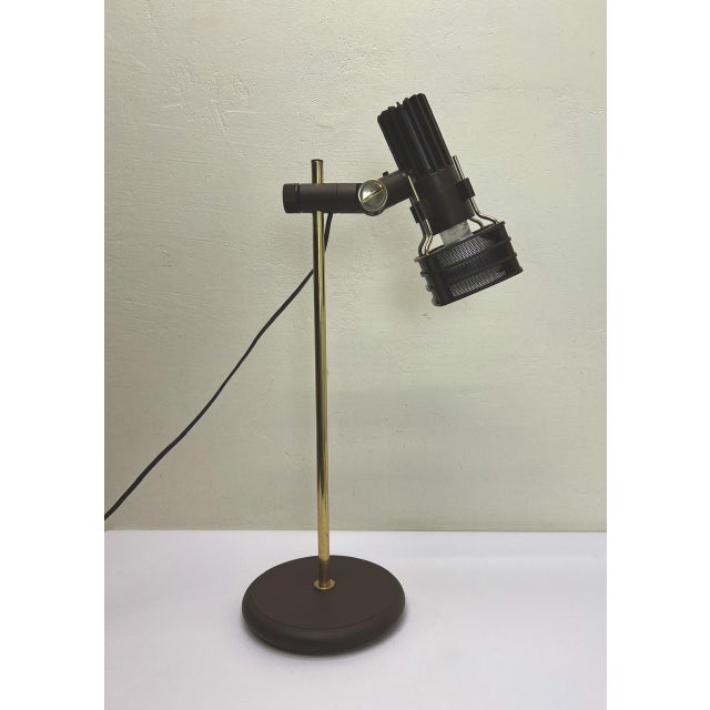 Mid-Century desk lamp, made in Germany by Hustadt Leuchten in the 1970s. A particularly nice model in original condition....