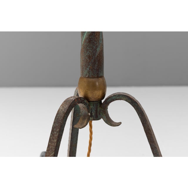 Vintage Bronze Floor Lamp, 1970s For Sale - Image 4 of 8