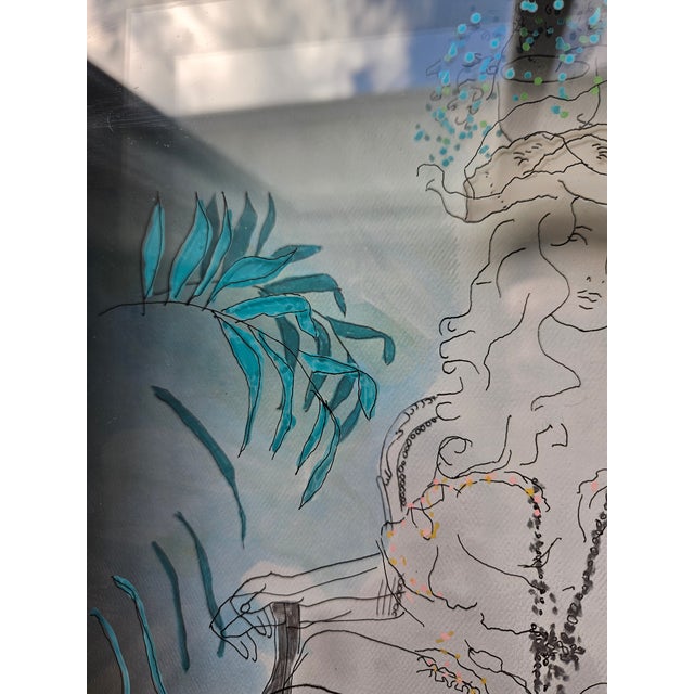 Jean-Pierre Weill Layered Glass Painting - Large Limited Edition For Sale - Image 6 of 10