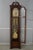 Traditional Howard Miller Cherry Tall Case Grandfather Clock For Sale - Image 3 of 18