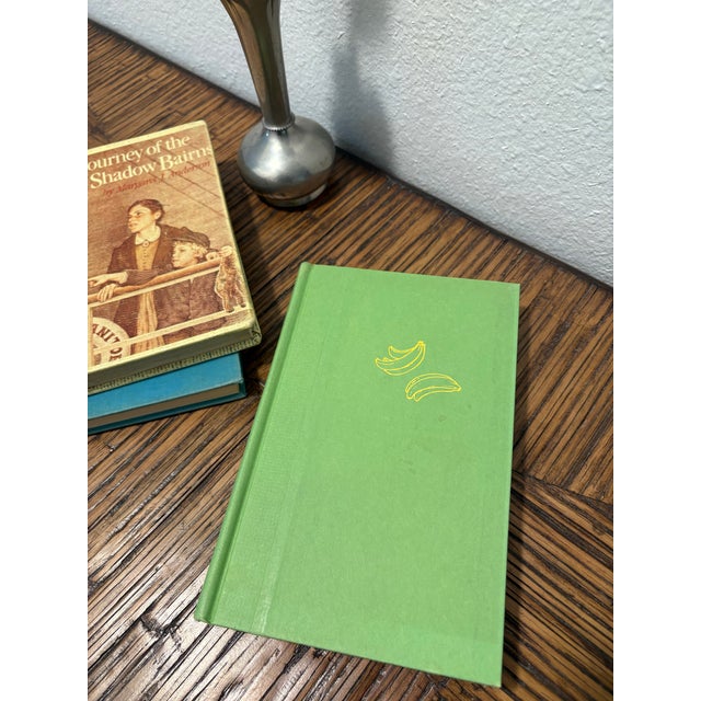 Vintage Whimsical Hobbies Hardcover Book Stack - Set of 3 - Bright Green & Blue Palette - Eclectic Modern Decor For Sale - Image 12 of 14