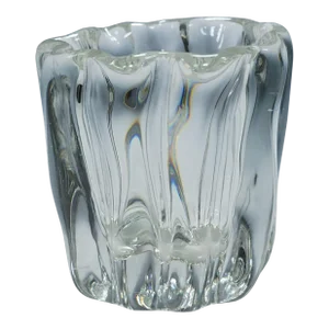 Large Stump of a Tree Art Glass Bowl by Tapio Wirkkala for Iittala 1951