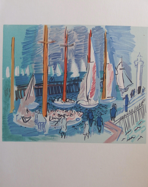 Raoul Dufy, Régates, Lithograph