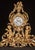 1840s French Louis XV Ormolu Gold Bronze Mantel Clock Set 3pc For Sale - Image 12 of 16