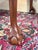 Late 20th Century Henkel Harris Mahogany Marble Top Side Table With Ball & Claw Feet For Sale - Image 10 of 12