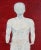 "Empire #8" Contemporary Classical Roman Male Sculpture Figurative Study on Red Painting by Francis Tanseco For Sale - Image 4 of 6