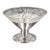 Art Deco Silver Plate and Etched Glass Centerpiece Bowl, 1930s For Sale