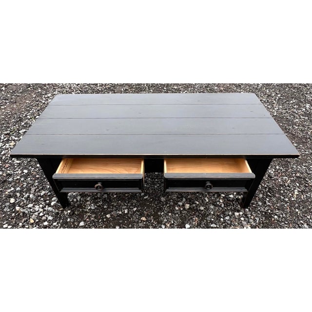 2000 - 2009 Ethan Allen New Country Coffee Table For Sale - Image 5 of 9