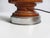 Brown Vintage Table Lamp in Glazed Ceramic and Chromed Metal, 1970s For Sale - Image 8 of 9