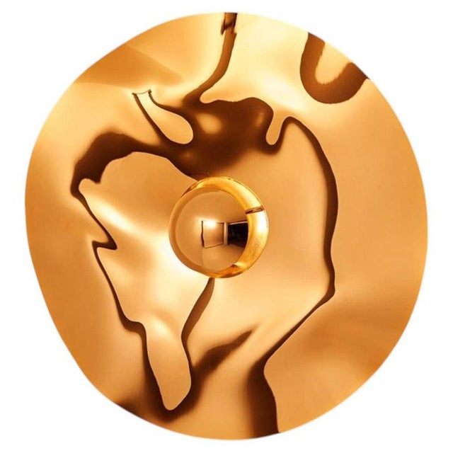 Large Round Mercure Wall Lamp by Jennifer Midoz For Sale - Image 9 of 9