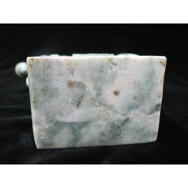 Chinese Chinese Tang Style Horse Carved Green Soapstone Figurine Sculpture For Sale - Image 3 of 7