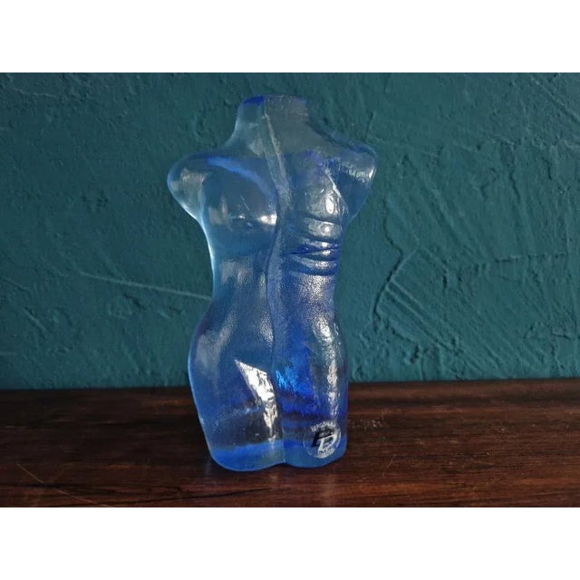 1980s Glass Torso from Bergdala Sweden, 1980s For Sale - Image 5 of 7