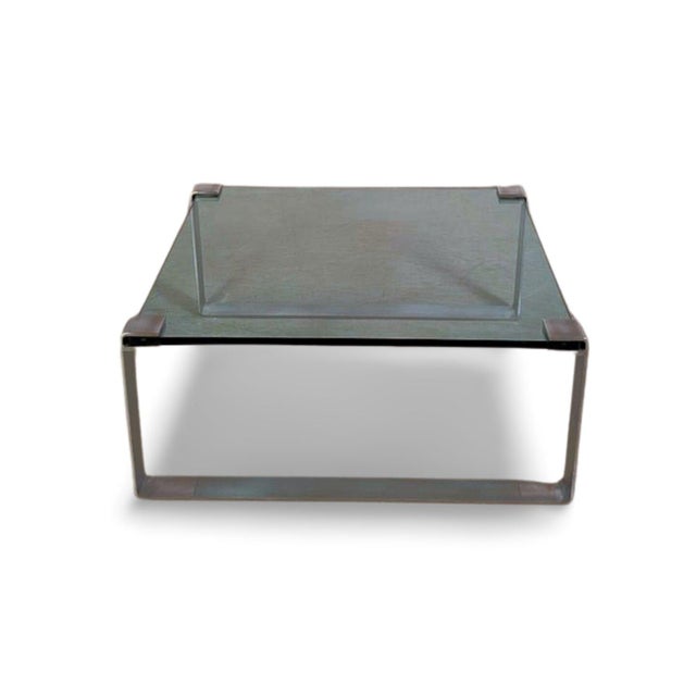Square Glass Model 1022 Coffee Table Table by Peter Draenert For Sale - Image 11 of 11