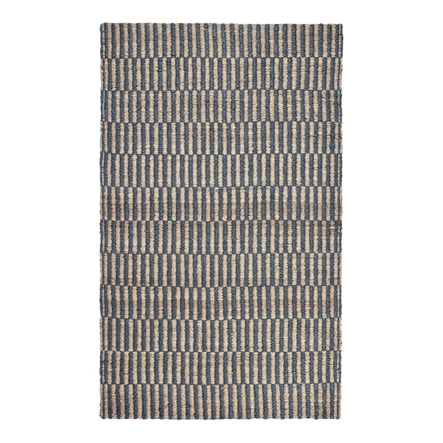 Laguna Jute Natural Ocean Rug - 5 X 8 For Sale