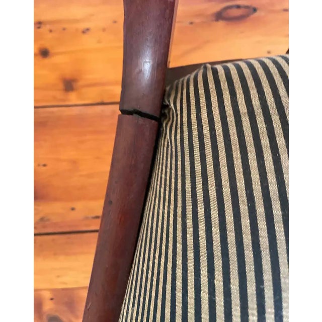Traditional Mahogany Chairs Antique Empire - Set of 2 For Sale - Image 3 of 9