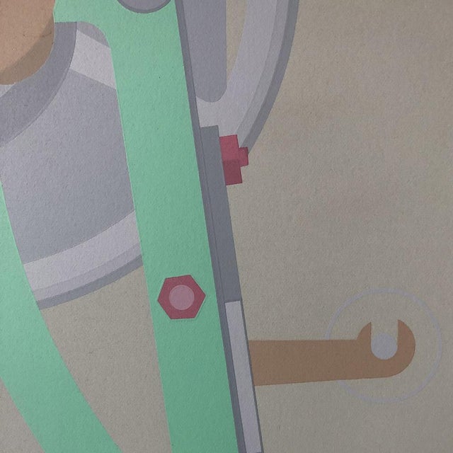 Modern Roger Nellens, Composition, 1972, Screenprint For Sale - Image 3 of 6