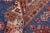 Blue Rustic Super Kazak Blue/Ivory Wool Rug - 8'8'' X 12'2'' For Sale - Image 8 of 10