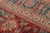 Textile Distressed Antique Heriz Persian Rug, Red With Whimsical Florals - Rug & Kilim For Sale - Image 7 of 8