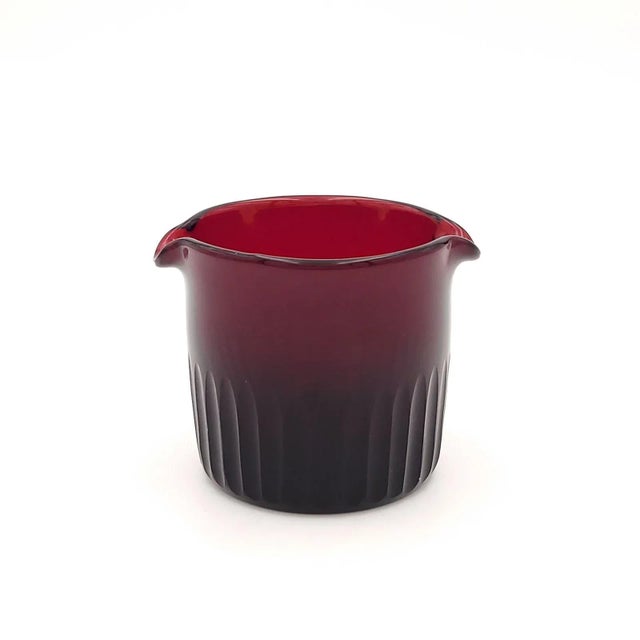 Red Glass Wine Rinser, Probably Georgian For Sale - Image 9 of 9