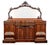 High Victorian Flame-Shaped Mahogany Sideboard with Mirror, 1860s For Sale - Image 14 of 14