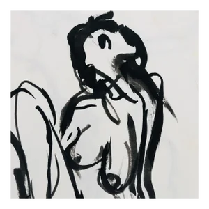 Original Ink Drawing by Erik Sulander on Paper 9x12, Signed, Unframed