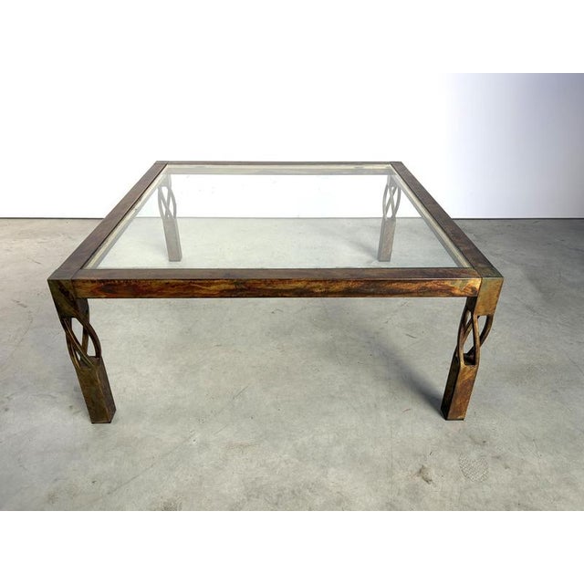 Vintage Steel Coffee Table, 1980s For Sale - Image 12 of 13